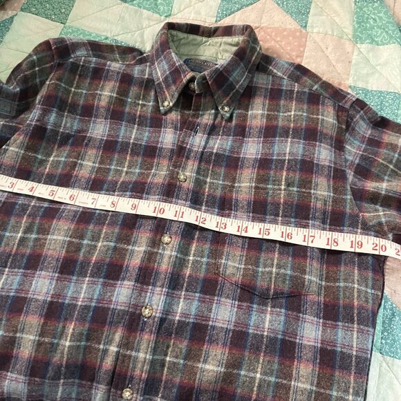 Vintage Pendleton Wool Shirt Mens M Lodge Button Up Lumberjack Western Cabin - Picture 6 of 7